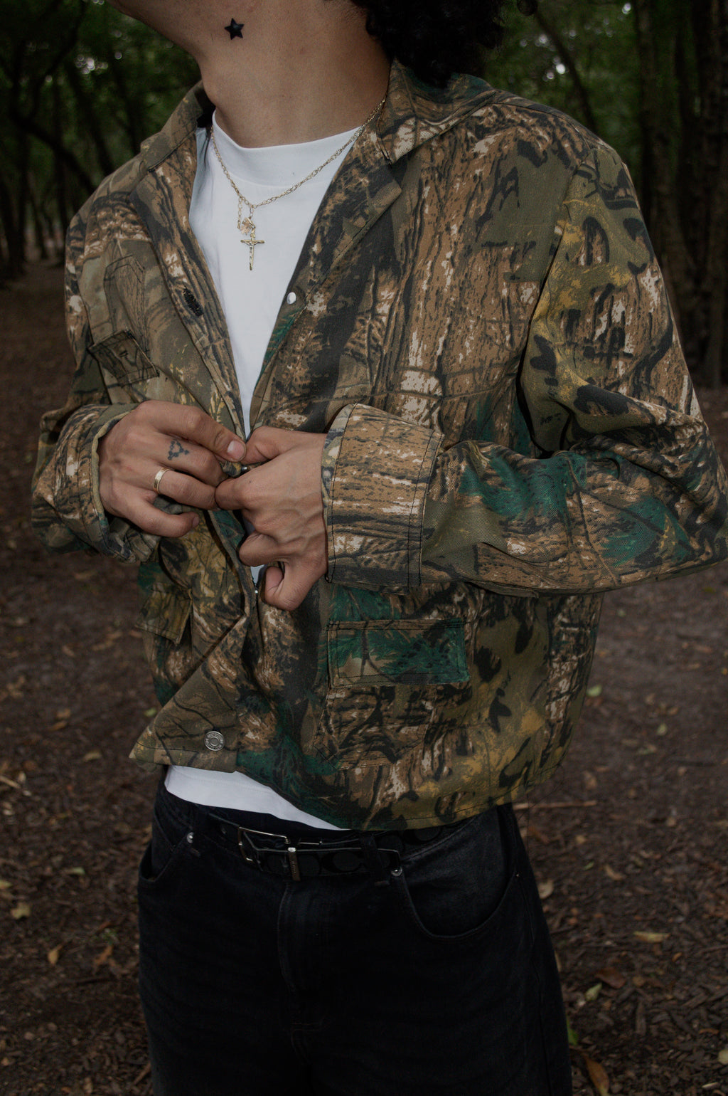 Chamarra "En Bajo Perfil" Camo Tree