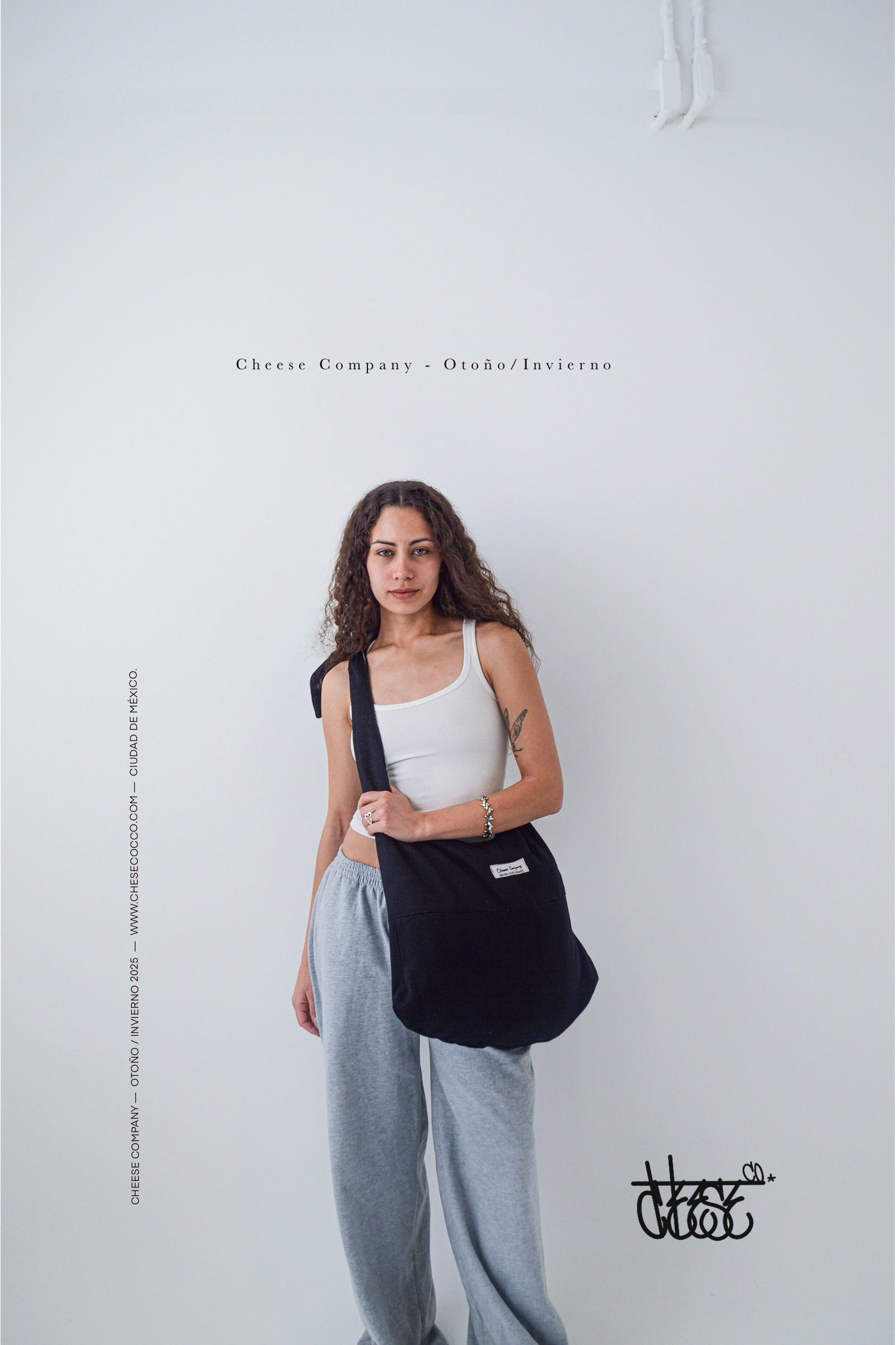 Cheese Bag  Leaf Print.