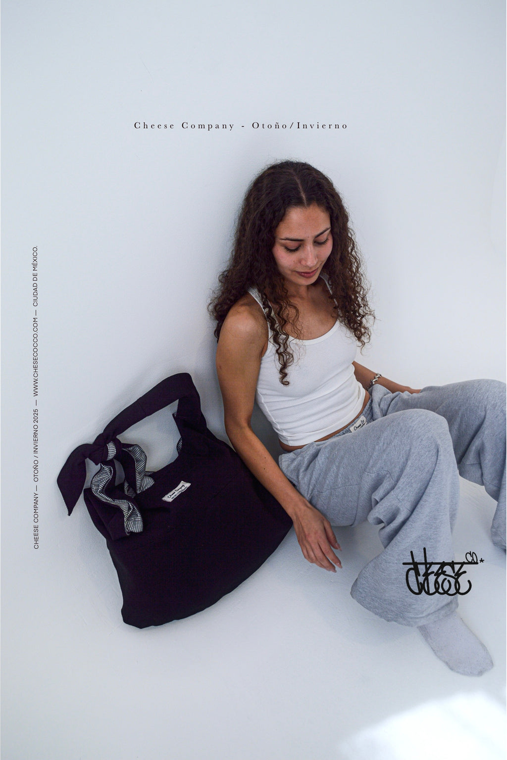 Cheese Bag  Leaf Print.