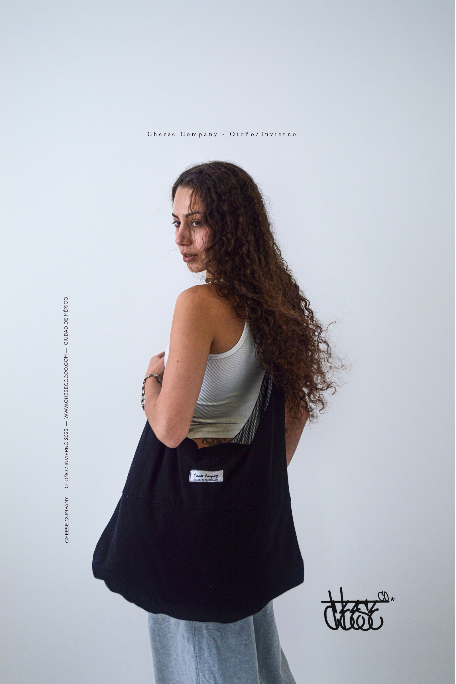 Cheese Bag  Leaf Print.